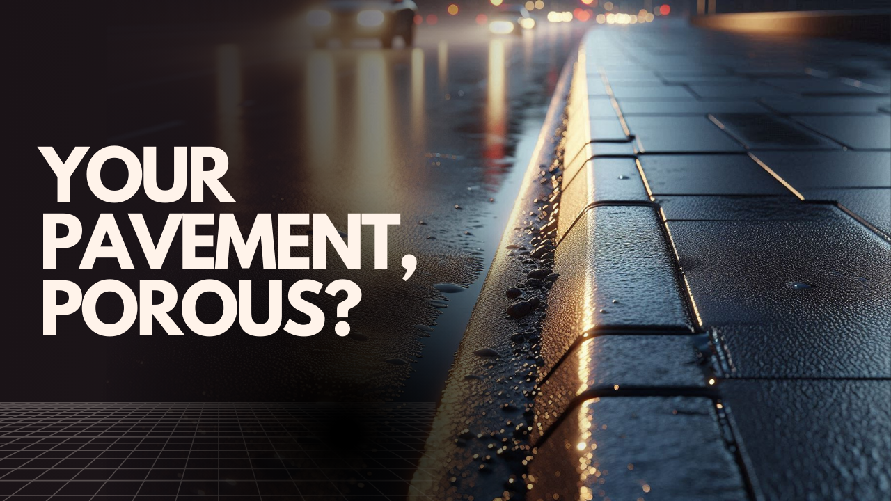 your pavement, porous?
