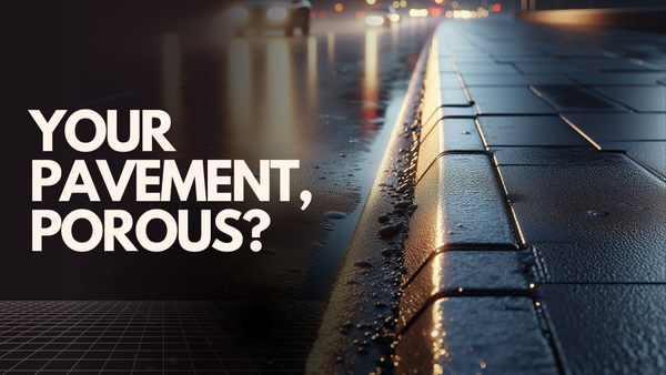 your pavement, porous?